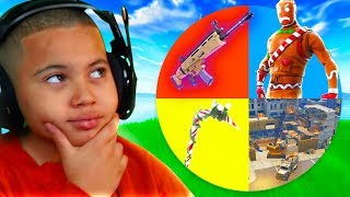 Fortnite But MYSTERY WHEEL CONTROLS The Way My Little Brother Plays it  MindOfRez [upl. by Liuqnoj]