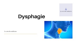 Dysphagie [upl. by Minica832]