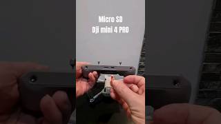 Dji mini 4 PRO  RC 2 Como instalar cartão de memória para drone e controle Micro SD no drone dji [upl. by Yecaj]