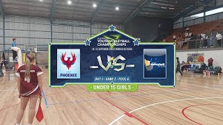 AYVC 2023  U15 Girls  NSW Phoenix vs VIC Blue [upl. by Dannel]