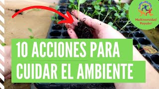 10 acciones sustentables para cuidar el ambiente  Dia del Ambiente [upl. by Leroi]