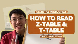 SIMPLE WAY TO READ ZTABLE amp TTABLE  STATISTICS FOR BUSINESS ENGLISH EDITION [upl. by Gilboa115]