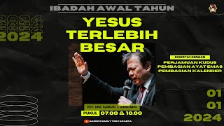 Yesus Terlebih Besar  Hagios Family 1 Januari 2024 [upl. by Aniloj933]