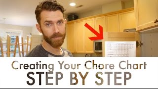 Creating Your Own Chore Chart  Step by Step [upl. by Haididej]