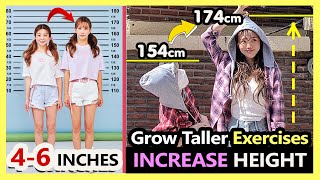 FAST HEIGHT INCREASE EXERCISE 46 INCHES AT HOME  Grow Taller Exercises Before Age 18 [upl. by Deste]