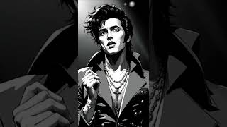 Elvis Presley animé elvispresley anime panzarock rockandroll rock ai artai music musica 🎙️🎵 [upl. by Assilaj340]