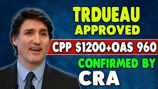 BREAKING NEWS Double Payments Confirmed CPP 1200 OAS 960 Today Sent By CRA for All Canada Seniors [upl. by Delphine]