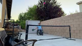 Just some backyard pickleball [upl. by Rombert]