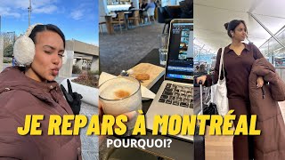 JE RETOURNE À MONTRÉAL 🇨🇦🤎  Tournage avec Leslie 🎥  Vol pour Montréal ✈️ Retrouvailles 👯 [upl. by Elihu203]