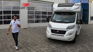 Camper semintegrale Roller team Granduca 298 TL letto matrimoniale e basculante Top con maxi Garage [upl. by Holds]