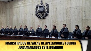 Magistrados de Salas de Apelaciones fueron juramentados este domingo [upl. by Aivlys253]