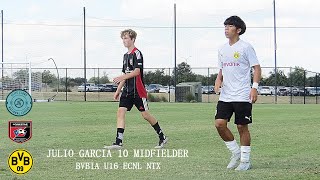 ECNL MIDFIELDER JULIO GARCIA 10 BVB IA GOL CONTRA LONESTAR SC ECNL U16 RED ECNL 2024 [upl. by Smith]