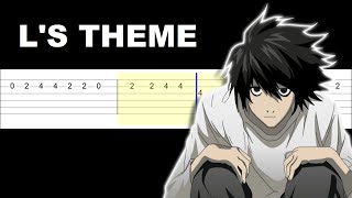 Ls theme Easy Guitar Tabs Tutorial [upl. by Duester]