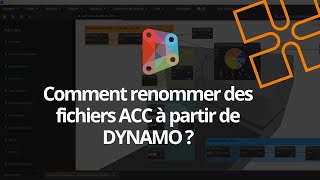 Comment renommer des fichiers ACC à partir de DYNAMO [upl. by Piers]