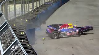 Olav Mol  F1 2010 Valencia  Megacrash Mark Webber [upl. by Brande]