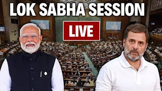 Lok Sabha Live  Parliament Session Live  Congress Vs BJP  Parliament News Today  Sansad [upl. by Yerga488]