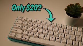 A Custom Keyboard for only 20 CIY TES68 [upl. by Sacttler]