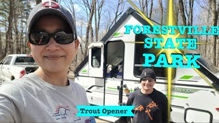 Trout Opener FORESTVILLE State Park Root River TROUT FISHING [upl. by Latton]