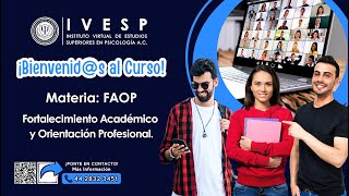 M01 FAOP – Fortalecimiento Académico y Orientación Profesional [upl. by Armbruster]