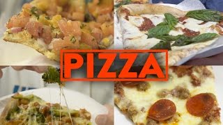 13 NY PIZZA SLICES  Fung Bros Food [upl. by Lenra]