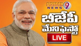 BJP releases Manifesto for Lok Sabha elections 2019  Prime9 News [upl. by Laekim]