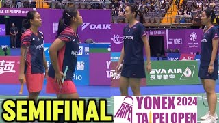 MiantoroSetianingrum INA VS AimsaardAimsaard THA  Semifinal Badminton Taipei Open 2024 [upl. by Allevon]