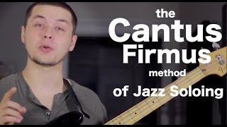 Cool jazz soloing technique  the Cantus Firmus Method  ANs Bass Lessons 20 [upl. by Annhej]