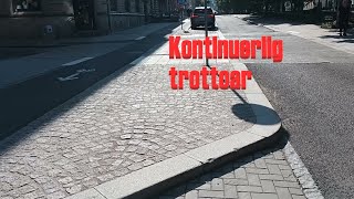 Kontinuerlig trottoar  Detaljen som avgör vem som regerar [upl. by Ettenad]