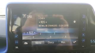 Toyota CHR  Radio DAB vs FM [upl. by Pavel]