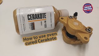 How To Use Cerakote H Series Oven Cured Full Process Finish Strong [upl. by Denyse]