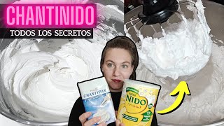 ChantiNido Receta Crema Resistente para Decorar TORTAS  Sil Cakes [upl. by Iohk]