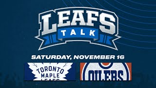 Maple Leafs vs Oilers LIVE Post Game Reaction  Leafs Talk [upl. by Whalen]