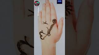 Stylish quotKquot Letter Mehndi Design K tattoo mehndi design new mehandi henna vira shortsfeed shor [upl. by Anegal]