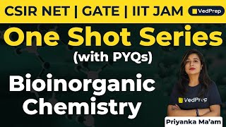 Bioinorganic Chemistry One Shot Series  PYQs  CSIR NET  GATE  IIT JAM  VedPrep Chem Academy [upl. by Anawqahs]