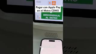 Pagar con Apple Pay en el metro￼ cdmx apple applepay applewatch finanzas dinero [upl. by Phyllida]