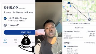 I made 115 dollars in a hour delivery money viralvideo subscribe [upl. by Reese168]