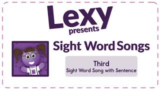 Third Grade Sight Word Song with Sentence [upl. by Orozco]