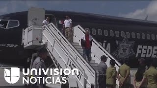 Gobierno mexicano deporta a un grupo de inmigrantes cubanos que intentaba llegar a EEUU [upl. by Retsel]