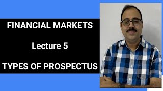 Types of prospectus [upl. by Norrag]