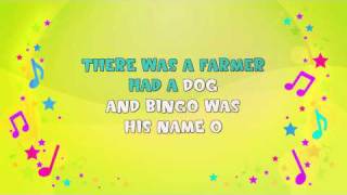 B I N G O  Karaoke  Bingo  Clapping Song  Nursery Rhyme  KiddieOK [upl. by Nanah745]