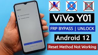 Vivo Y01 Frp Bypass New Security 2024  Activity Launcher Not Working  Y01 Google Account Unlock [upl. by Tannen]