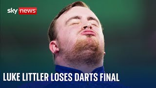 Luke the Nuke Littler loses World Darts Championship final [upl. by Htebzile]