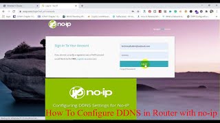 How to Configure DDNS Dynamic DNS in a Digicom Router with NoIP Account  Technical Hakim NOIP [upl. by Kreda]