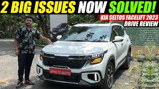 2 BIG ISSUES Now Solved Kia Seltos 2023  Detailed Drive Review with On Road Price Mileage amp more [upl. by Eiramana]