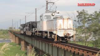 0075 Toyama Local Railway EL 12021 富山地方鉄道デキ12021電気機関車 [upl. by Woodman]