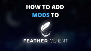 How To Add Mods To Feather Client [upl. by Thedrick623]