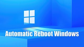 How to Schedule Auto Reboot\Shutdown in Windows 1011 EASY [upl. by Cherise]