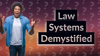 How Can I Distinguish Between Common Law and Civil Law Systems [upl. by Nej]