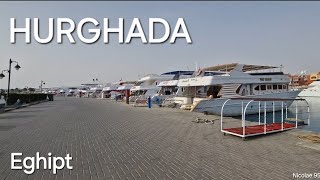 Hurghada Egipt  Port de iahturi  Marea Roșie [upl. by Clauddetta]