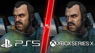 GTA 5 Graphics Comparison  Xbox Series X vs PS5 [upl. by Lolande961]